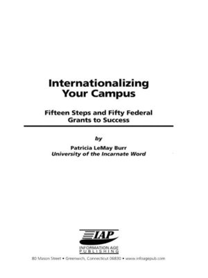 cover image of Internationalizing Your Campus